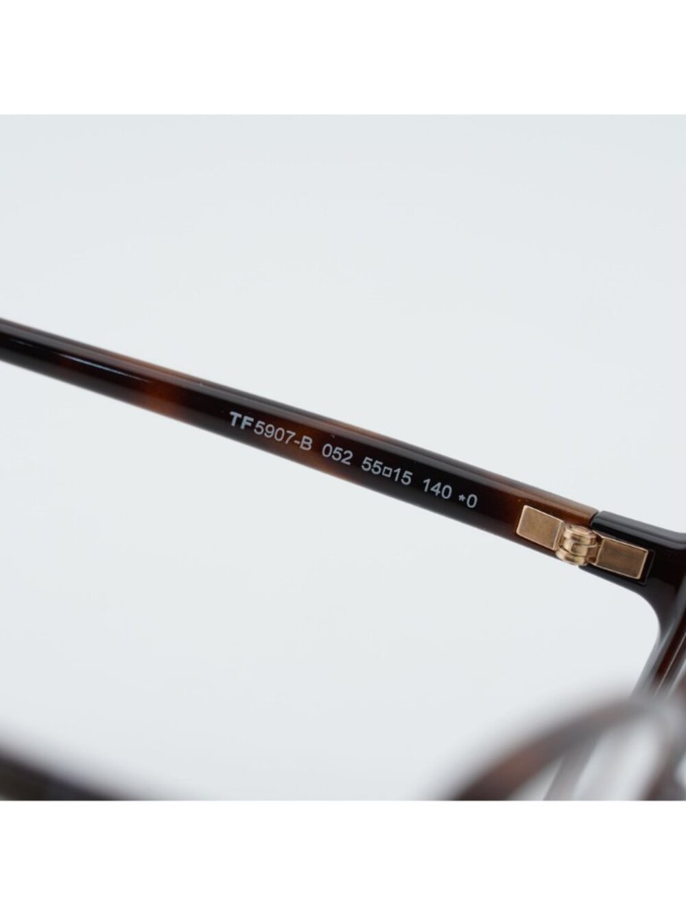 Tom Ford FT5907-B 052 Eyeglasses Havana 55mm Butterfly Frame, Blue Light Block - Picture 7 of 10